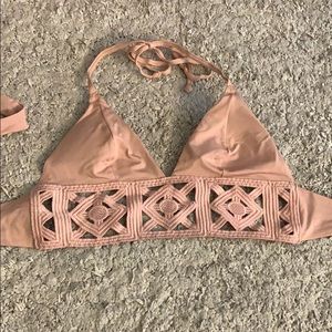 Light pink swim top!